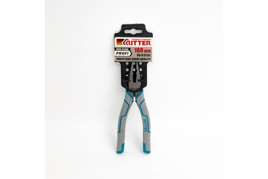 Плоскогубцы RITTER Profi 160 мм, комбинированные, двухкомпонентная рукоятка HT320116